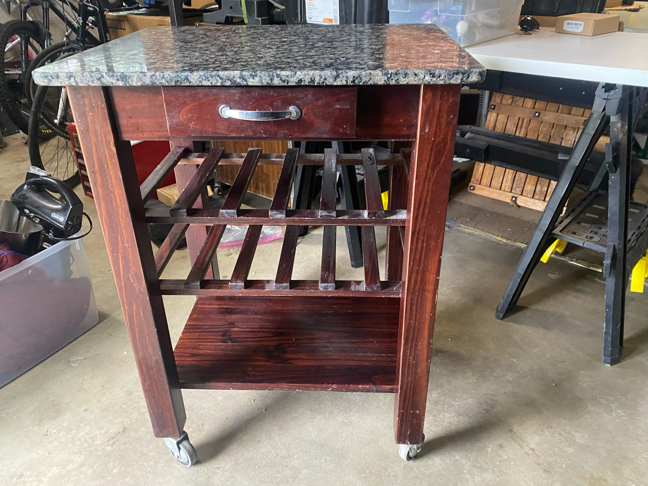 Kitchen Island Marble Topped … Home and Garden