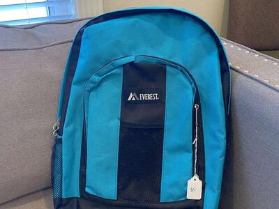 Blue backpack