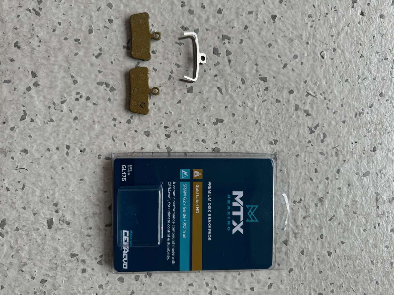 MTX Gold Label HD SRAM G2/Guide/XO Trail Brake Pads