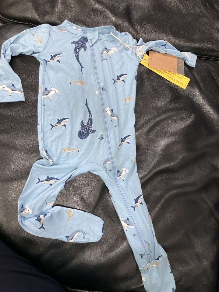 Brand New KYTE 6-12 mo. Baby bamboo Rayon Footies