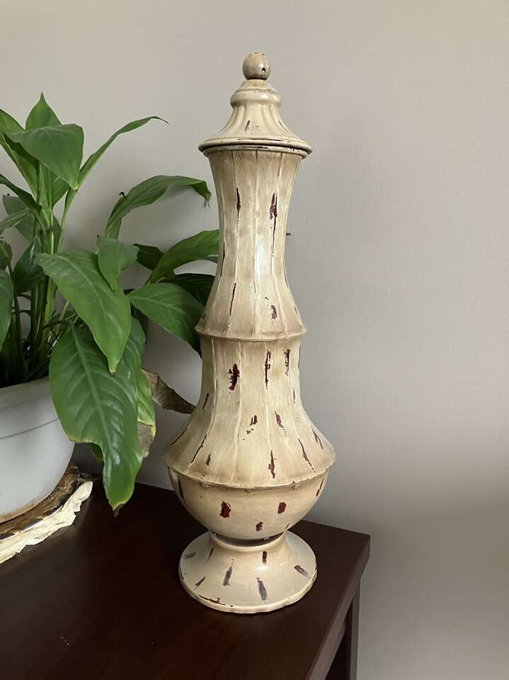 Decorative Canister -approx 19” tall