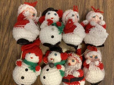 Cute Little Collection-Crocheted Christmas Ornamen