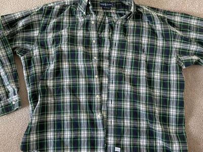 Mens Size Large Ralph Lauren The Big Shirt