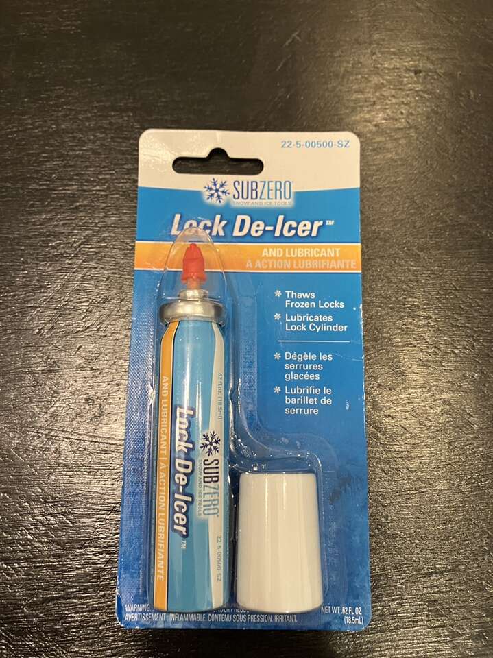 Subzero Lock De-icer