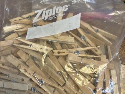 Clothespins— Gallon Bag Full