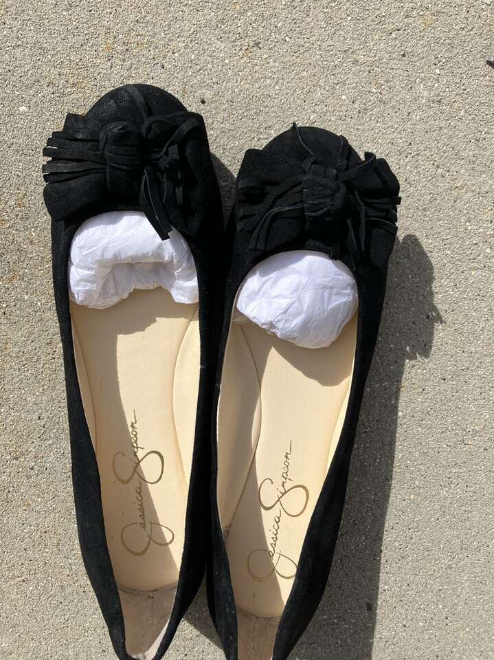 Jessica Simpson Size 8.5 Black Liz Suede JS-Madian