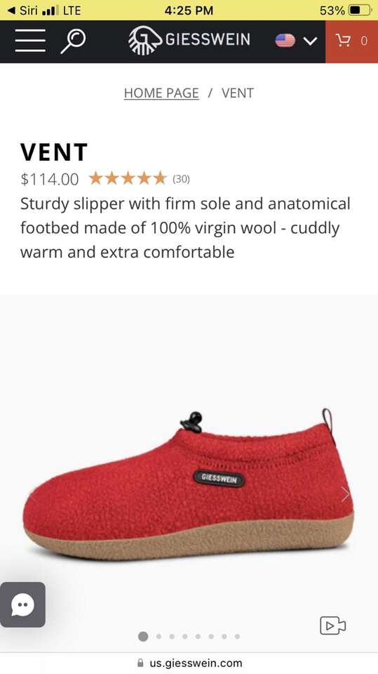 New! Giesswein Vent Shoes Size 8 Womens EUR 39