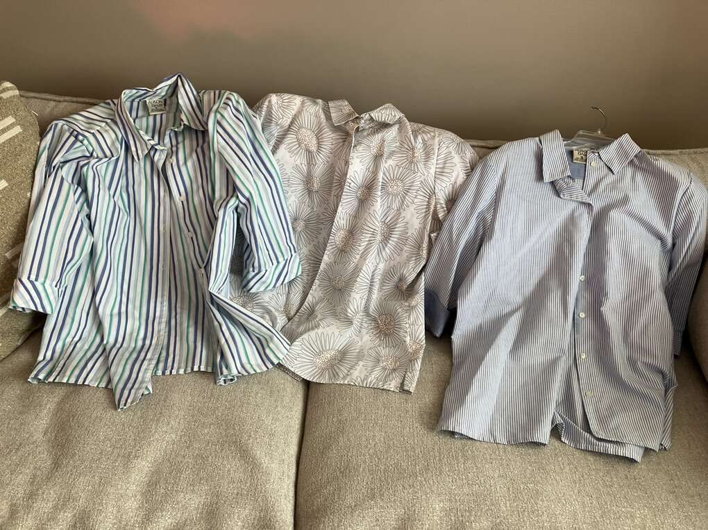 Allison Daley 3/4 Sleeve Button-down Shirts