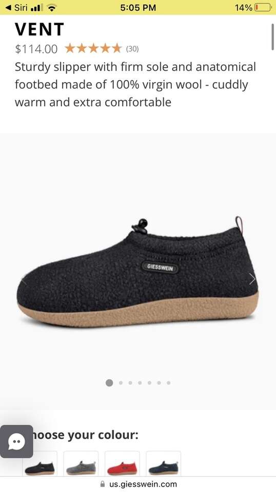 Giesswein Women’s Shoes Size 8 Black