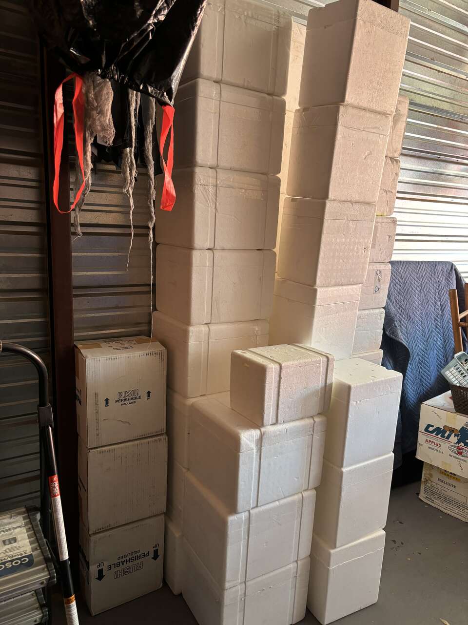 Styrofoam Boxes with Lids