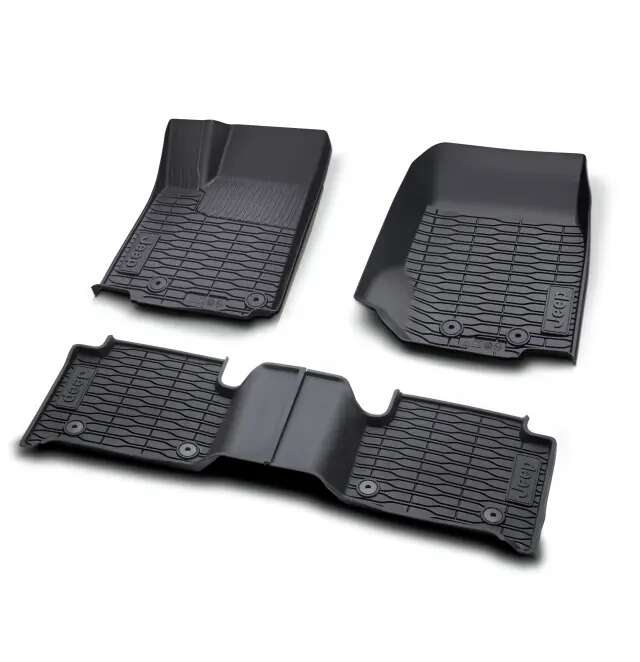 OEM Mopar All Weather Floor Mats For 2021-2024 Jeep Grand Cherokee