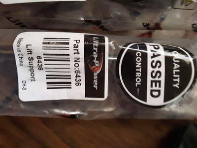 Trunk (or Hood) Lift Shock 6436