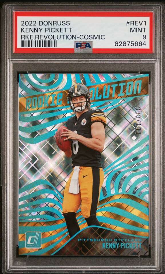 Kenny Pickett Rookie Card 009/100 Mint PSA 9