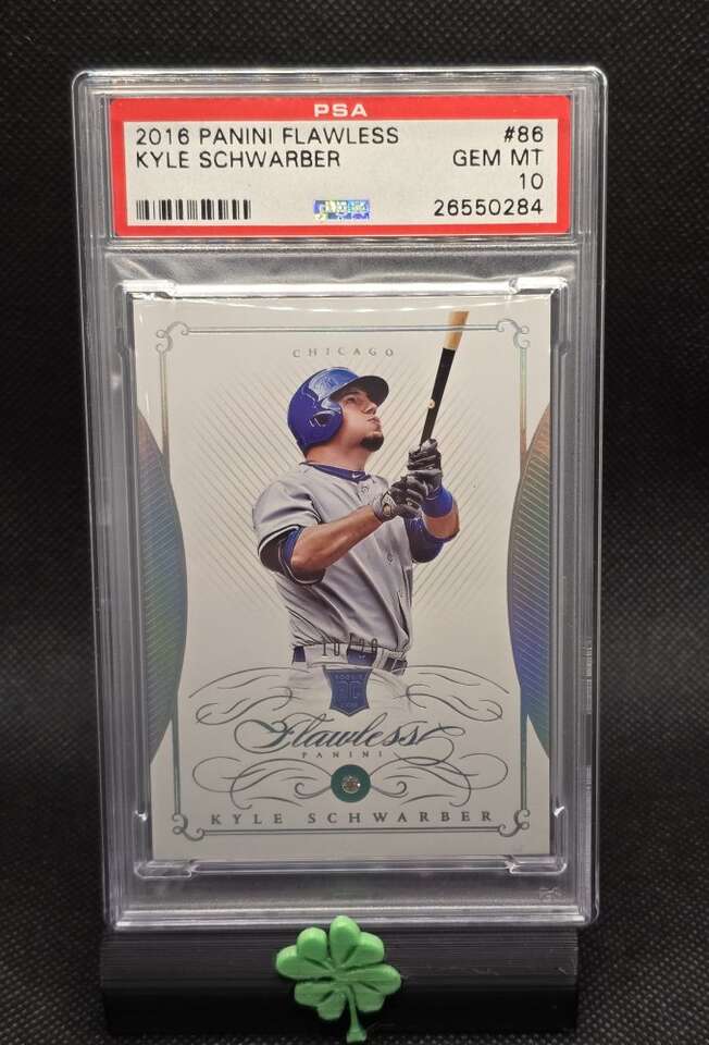 Kyle Schwarber Panini Flawless RC Graded 10 #10/20