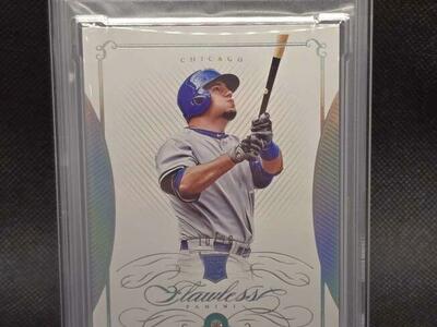 Kyle Schwarber Panini Flawless RC Graded 10 #10/20