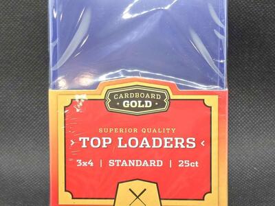 25 Standard Top Loaders 3x4 New