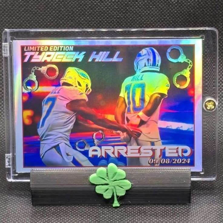Tyreek Hill Custom Card Arrested