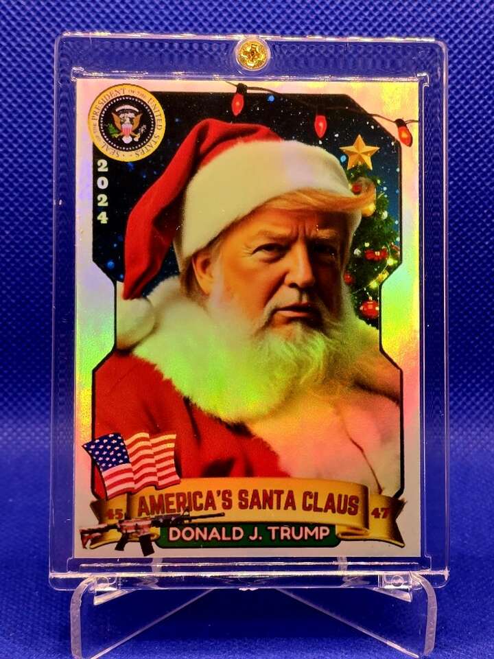 Trump Christmas Santa Claus Custom Card