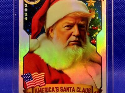 Trump Christmas Santa Claus Custom Card
