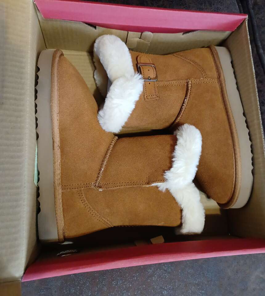 Style & Co Tiny2 Chestnut Women's Suede Boots, sz 5M, New in box