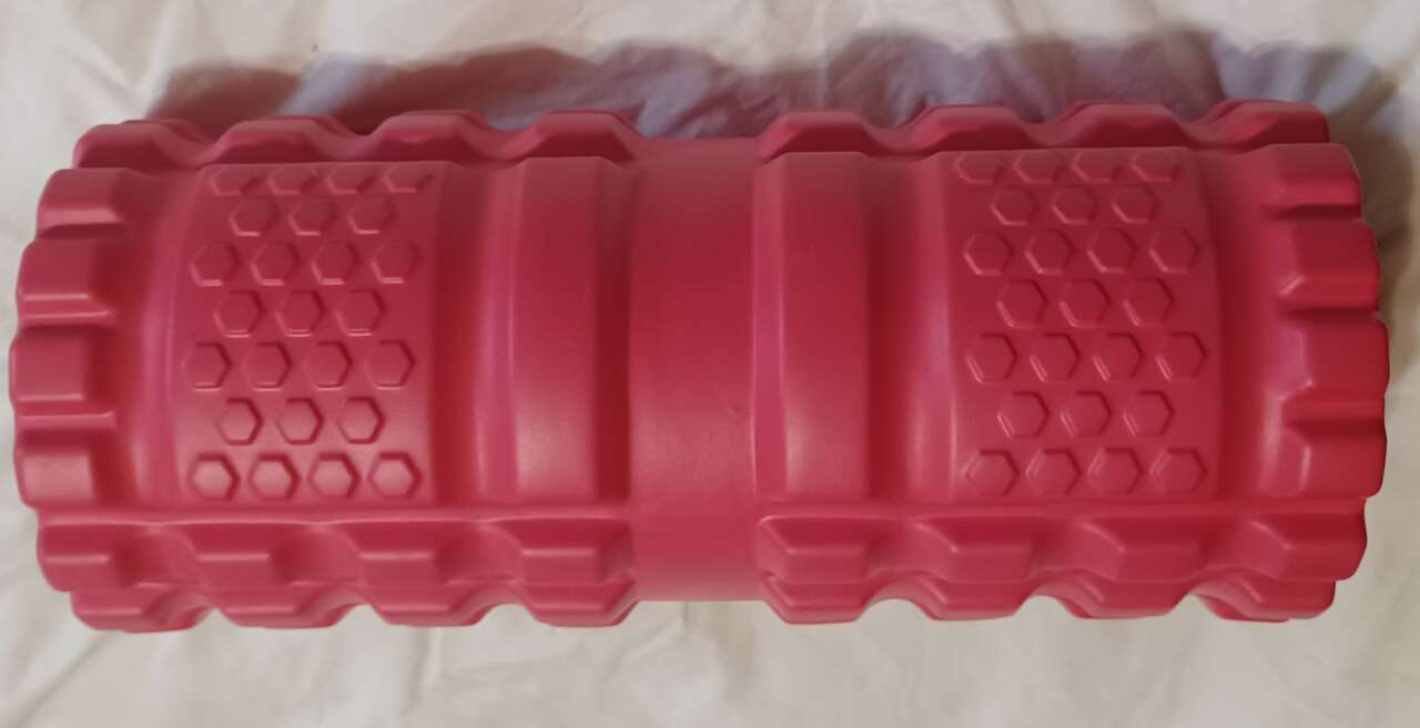 Fitness First High Intensity Vibrating Massage Foam Roller, Red, 3 speed, New