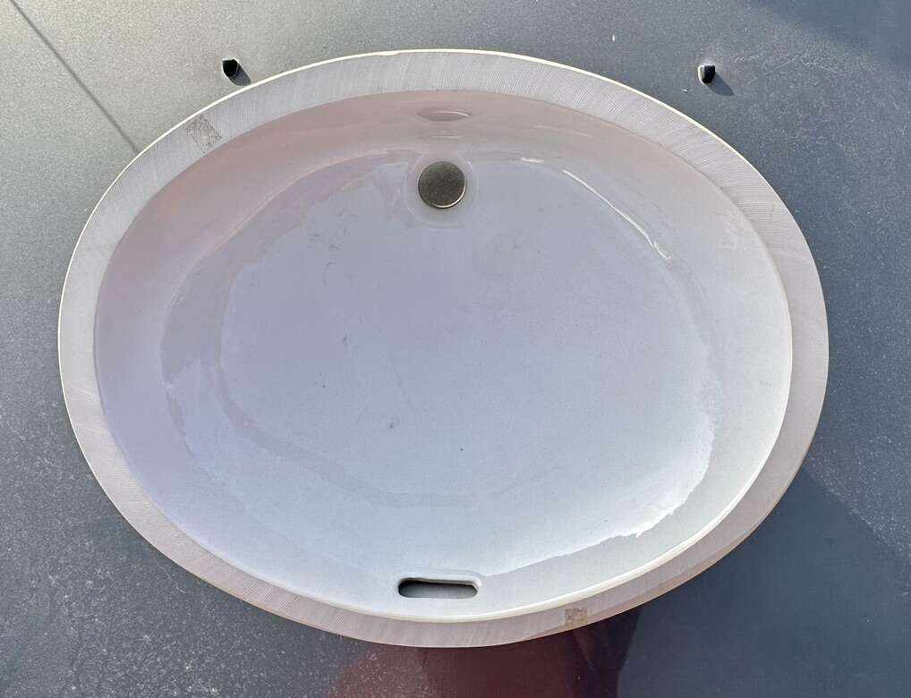 TOTO White Under Mount Vanity Sink