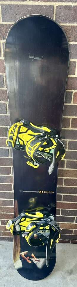 K2 Temptation 153 CM Snowboard & Bag