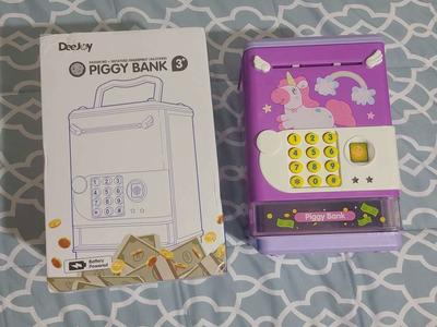 Unicorn Electronic Piggy Bank New
