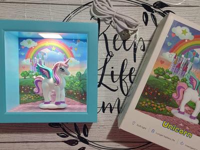 3d Unicorn Light Night night New