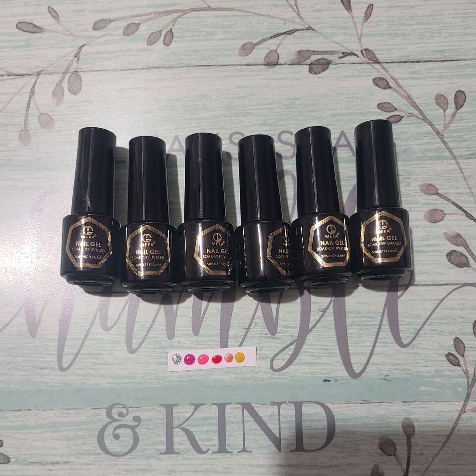 Gel Nailpolish Bundle UV/LED Acrylic Soakoff New