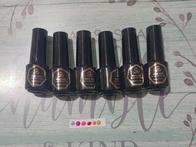 Gel Nailpolish Bundle UV/LED Acrylic Soakoff New
