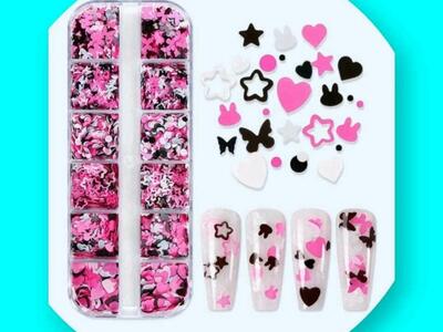 Nail Art Sequins Rhinestones New