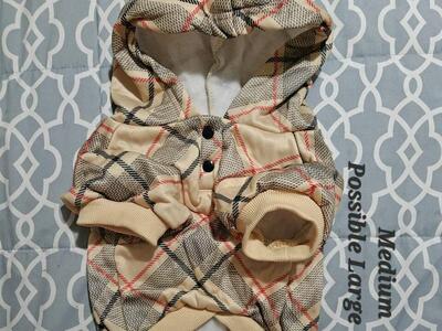 Dog Or Puppy Sweater Large New