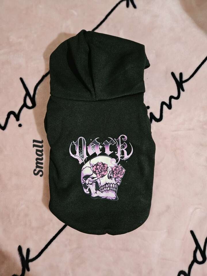 Dog Or Puppy Hooded Sweater Sweatshirt Small New