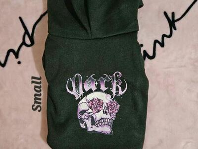 Dog Or Puppy Hooded Sweater Sweatshirt Small New