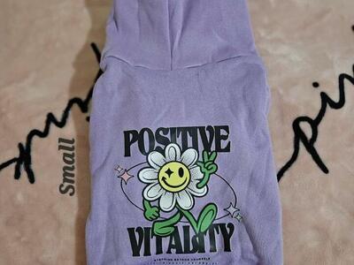 Dog Or Puppy Hooded Sweater Sweatshirt Small New