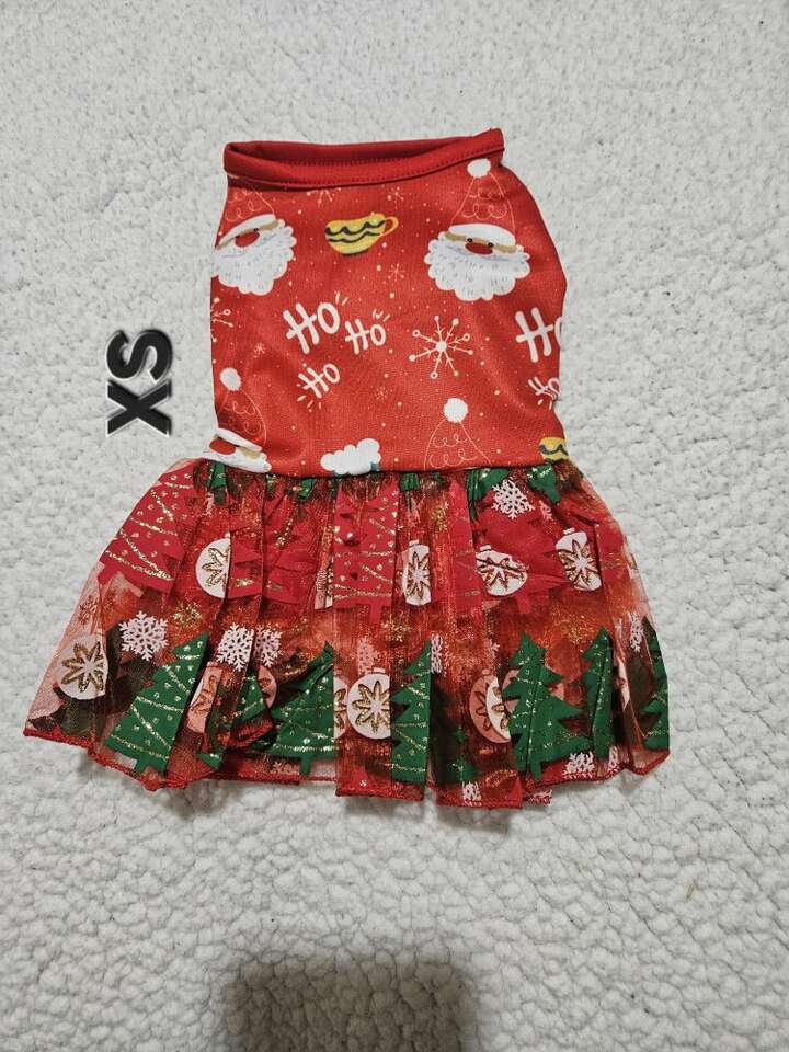 Dog Or Puppy Christmas Dress New XS