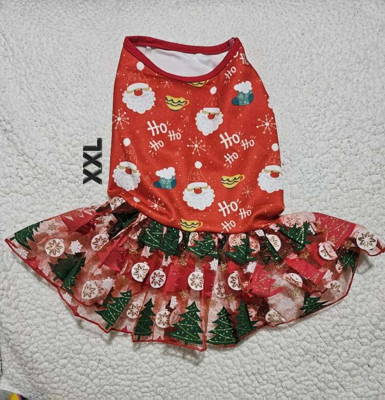Dog Or Puppy Christmas Dress New XXL