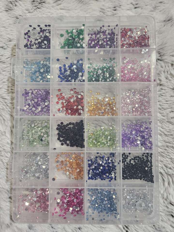 Nail Art Sequins Rhinestones New