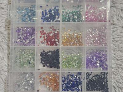 Nail Art Sequins Rhinestones New