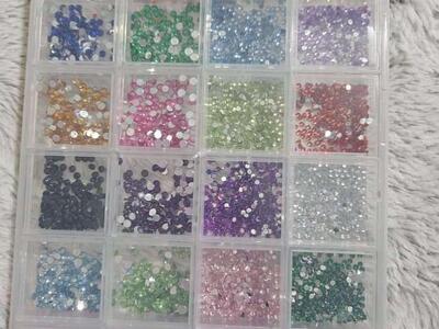 Nail Art Sequins Rhinestones New