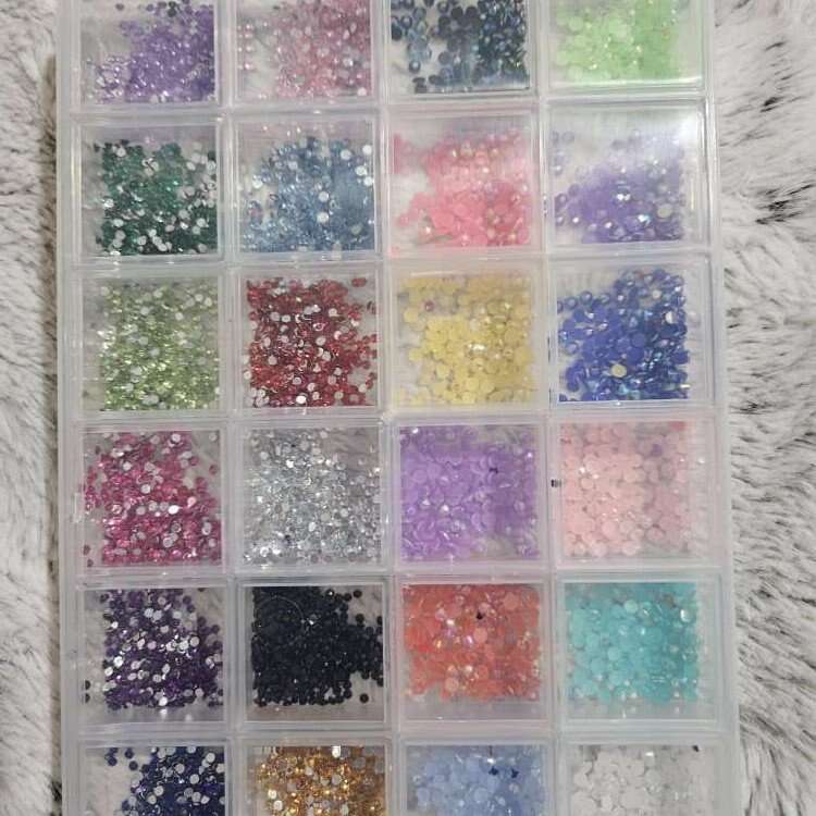 Nail Art Sequins Rhinestones New