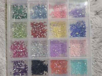 Nail Art Sequins Rhinestones New