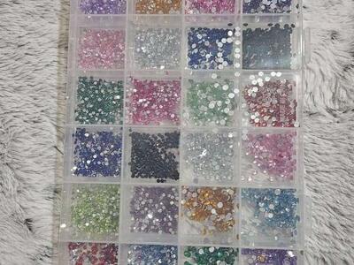 Nail Art Sequins Rhinestones New