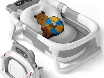 Collapsible Bathtub for Newborn to Toddler