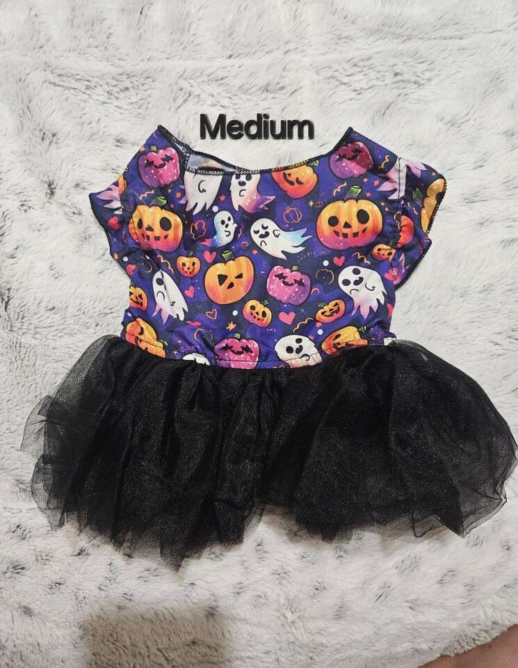 Small Dog Or Puppy Halloween Dress Medium Dog Clot