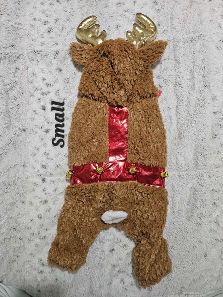 Raindeer Christmas Outfit for Small Dogs or Puppy