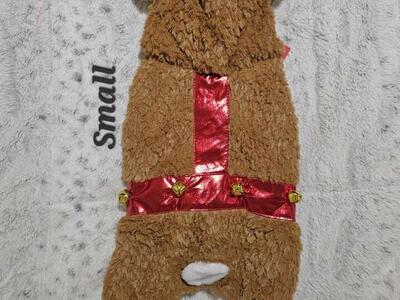Raindeer Christmas Outfit for Small Dogs or Puppy