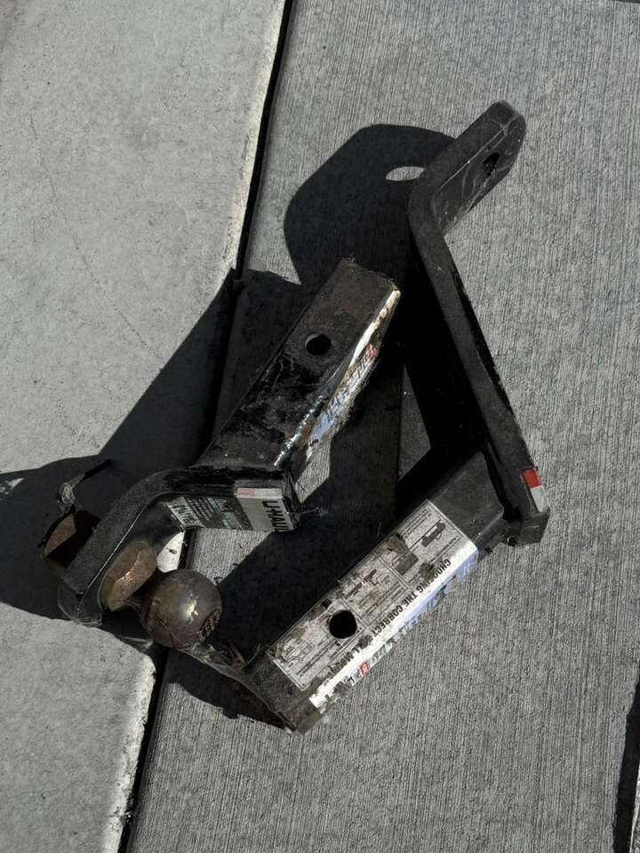 Two Drop Hitches, One 2 Inch Ball