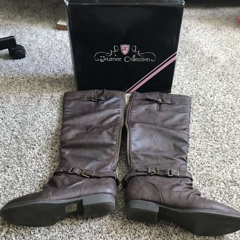 Brown Journey Collection Boots Size 7 Like New